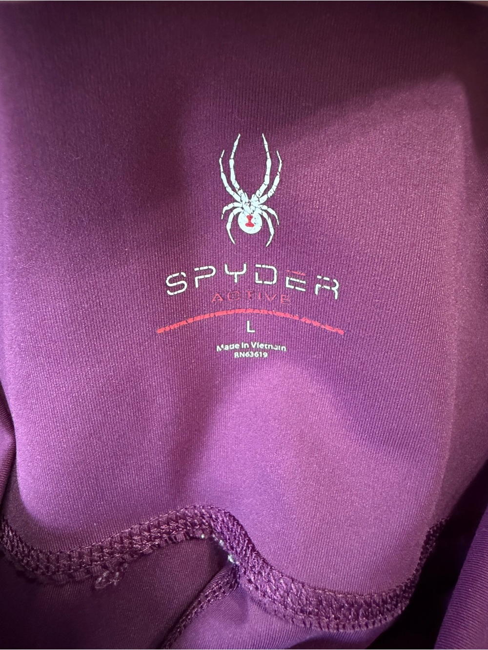 Spyder Active Lot 2 Women L Leggings Long Sleeve Athletic Workout Set Purple - Picture 2 of 6